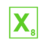 logo-enkel-X-fel-groen logo enkel X fel groen