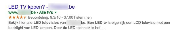 SEO hoger in google titel description 3